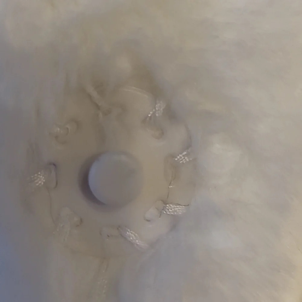 Ambiance Outerwear White Furry Jacket. NWOT - Picture 10 of 10